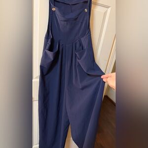 Stylish Navy overall Jumpsuit